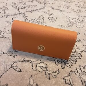 Tory Burch Orange Glasses Case